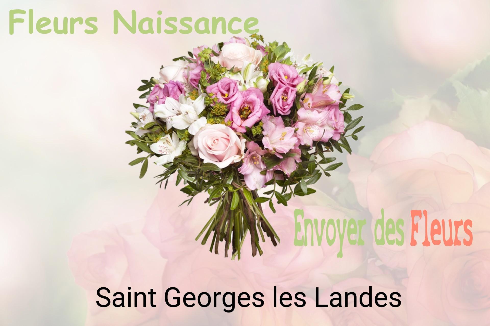 Bouquet de fleurs de naissance livré à Saint-Georges-les-Landes